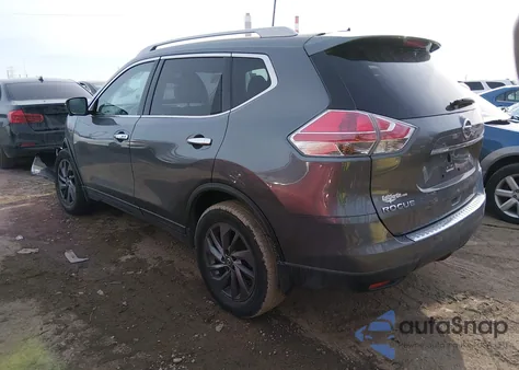 2016 Nissan Rogue Sl from USA, damaged, VIN 5N1AT2MV7GC847664